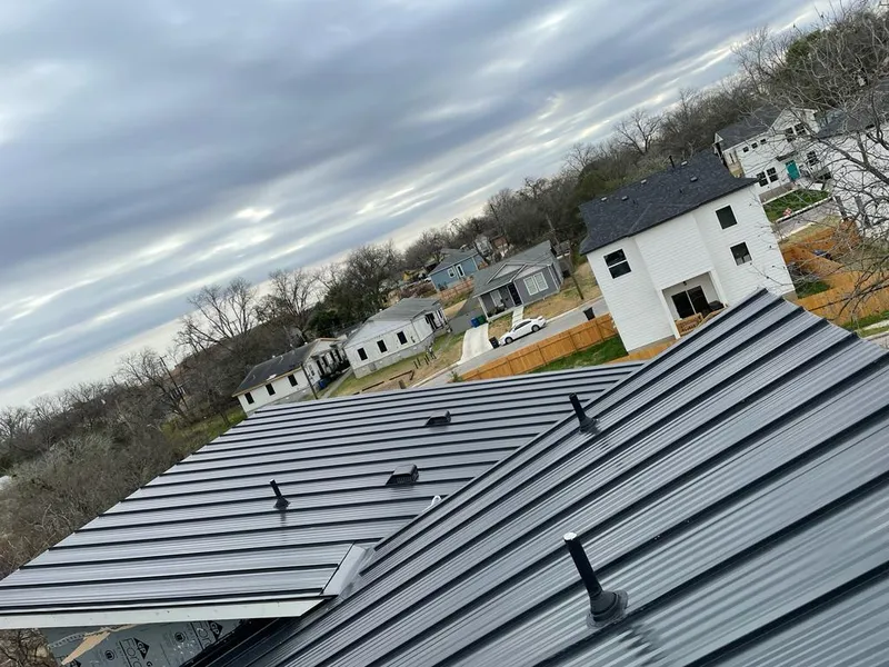 Standing seam metal roof panels with vents for Skylight Repair in New Bedford